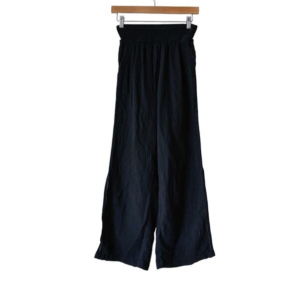 Aerie Midnight Black Flare Pants - Picture 1 of 5